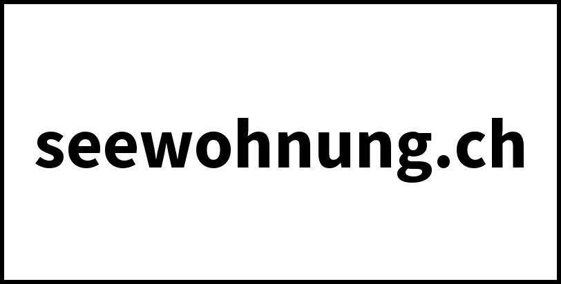 seewohnung.ch