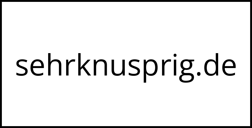 sehrknusprig.de