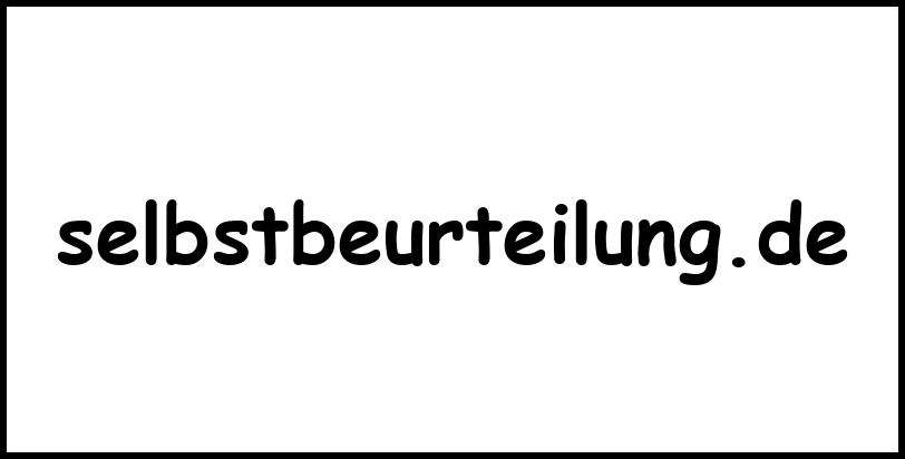 selbstbeurteilung.de