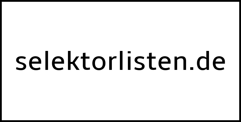 selektorlisten.de