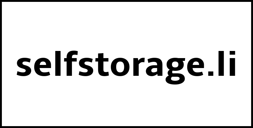 selfstorage.li