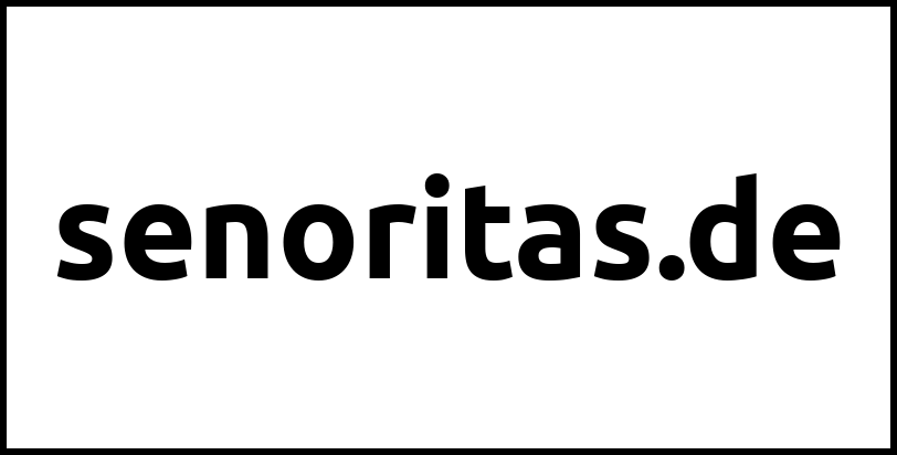 senoritas.de