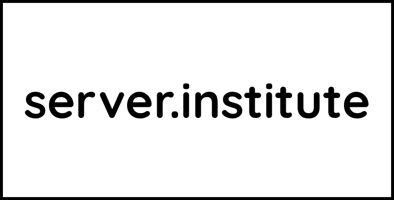 server.institute