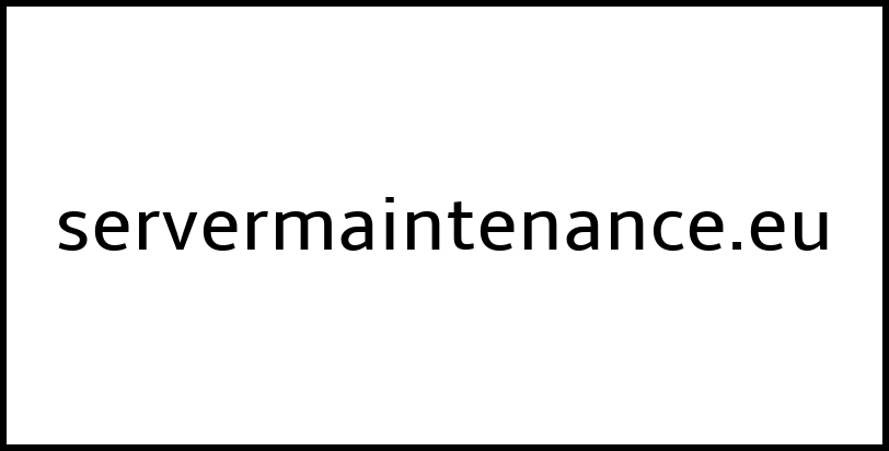 servermaintenance.eu