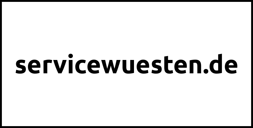 servicewuesten.de