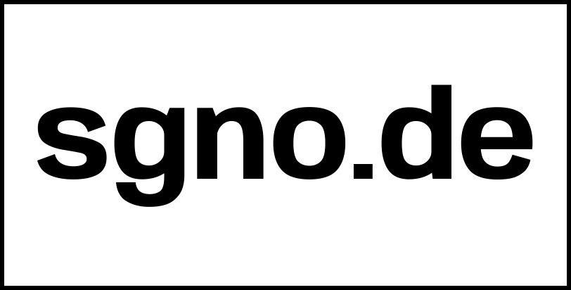 sgno.de