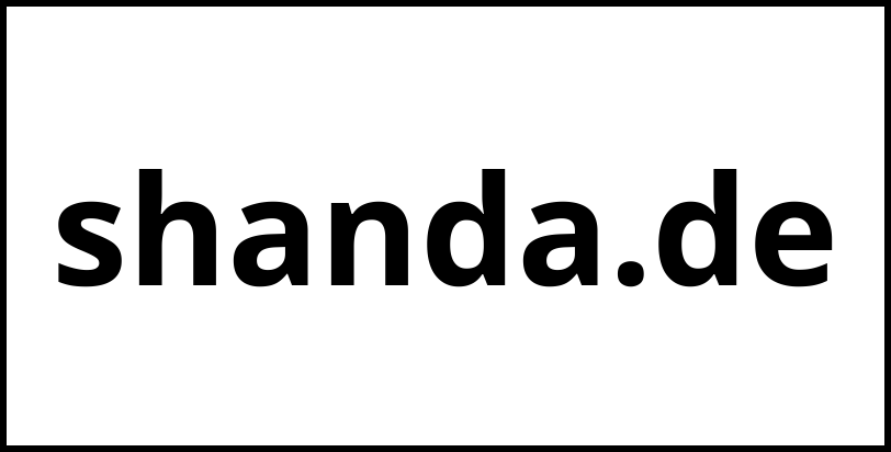 shanda.de