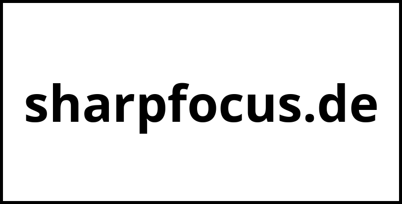 sharpfocus.de