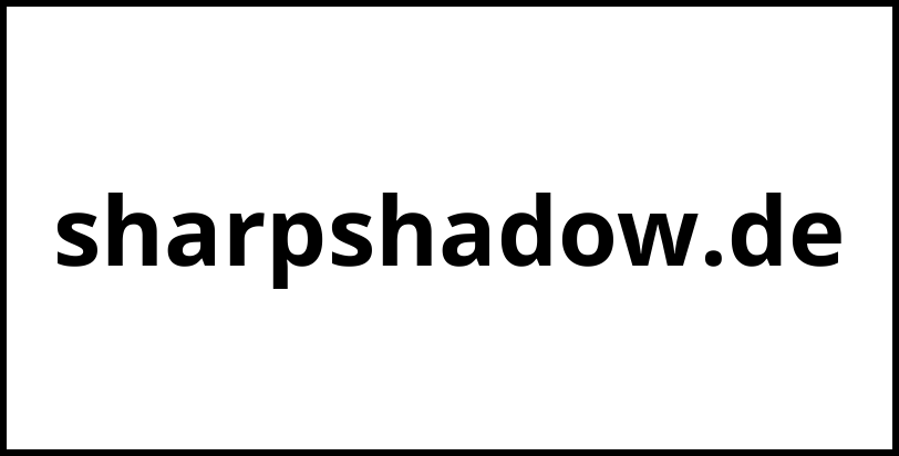 sharpshadow.de