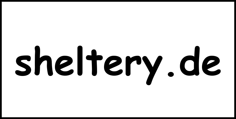 sheltery.de