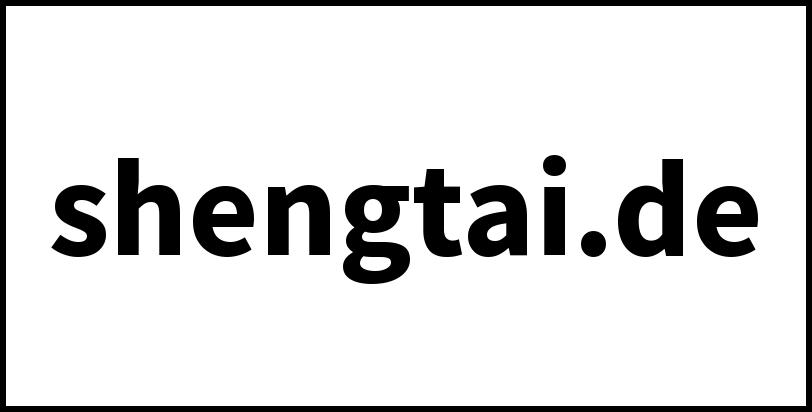 shengtai.de