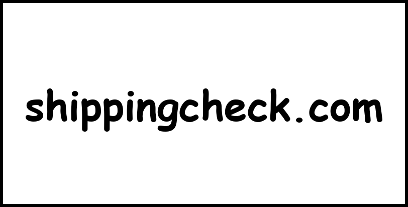 shippingcheck.com