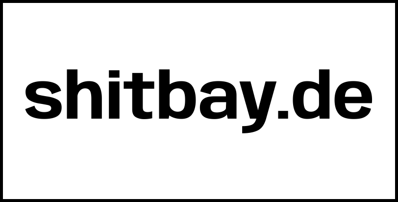 shitbay.de