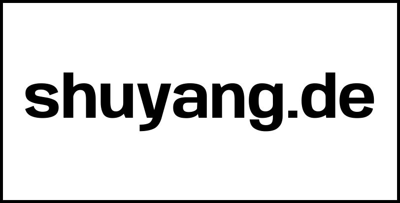 shuyang.de