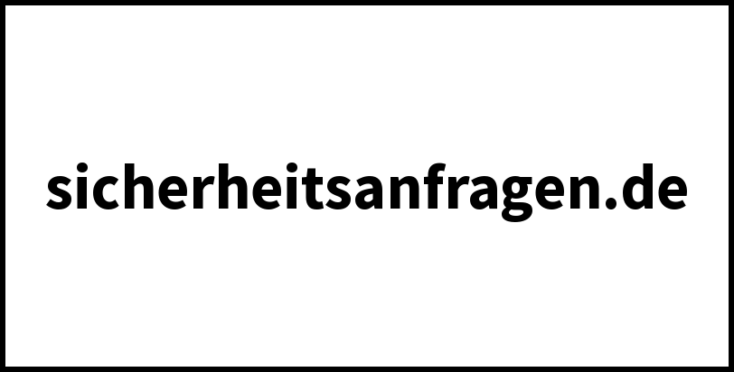 sicherheitsanfragen.de