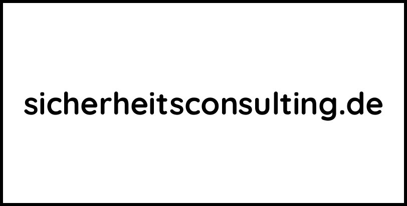 sicherheitsconsulting.de