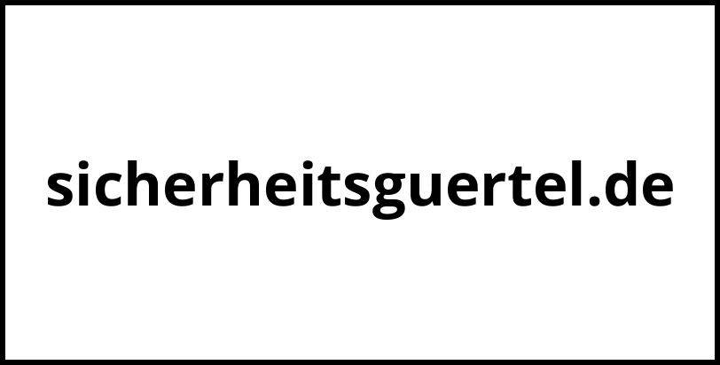 sicherheitsguertel.de