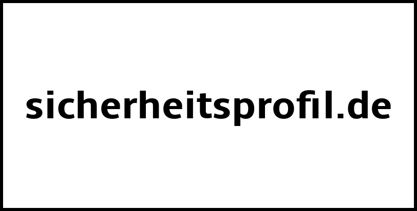 sicherheitsprofil.de