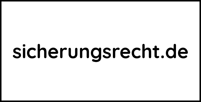 sicherungsrecht.de