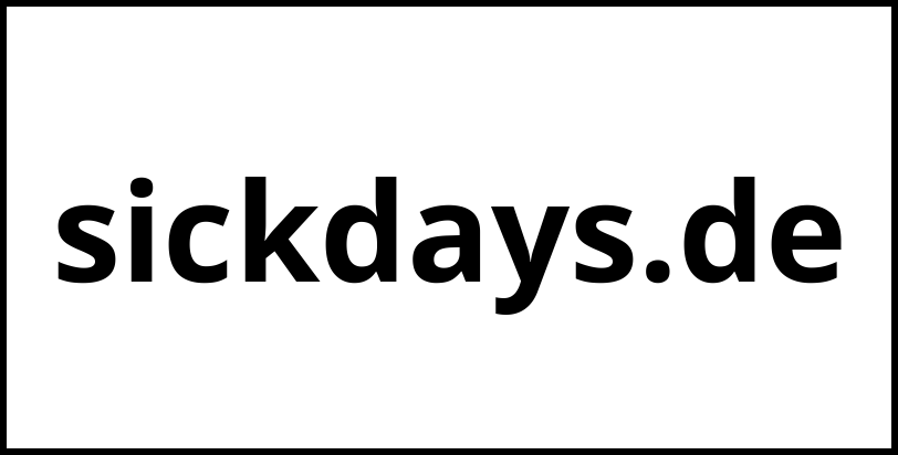 sickdays.de