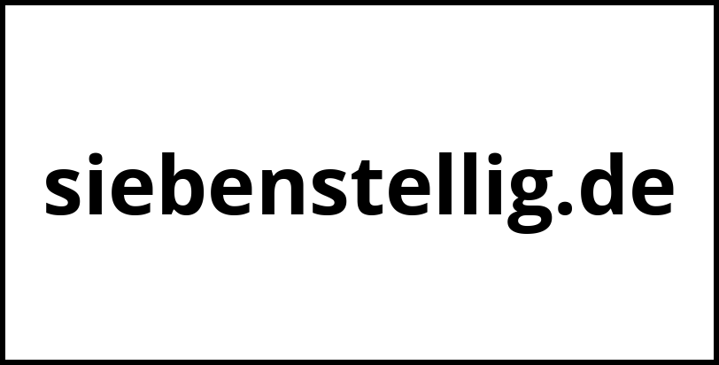 siebenstellig.de