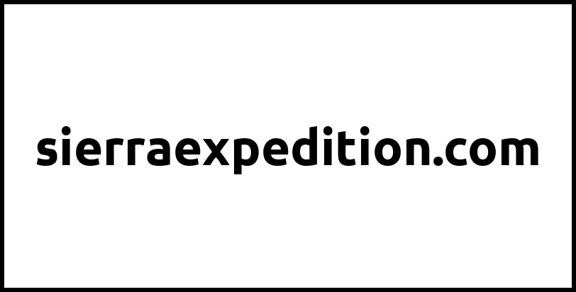 sierraexpedition.com