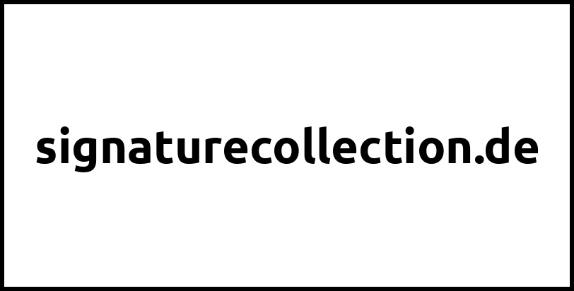 signaturecollection.de