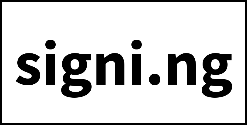 signi.ng