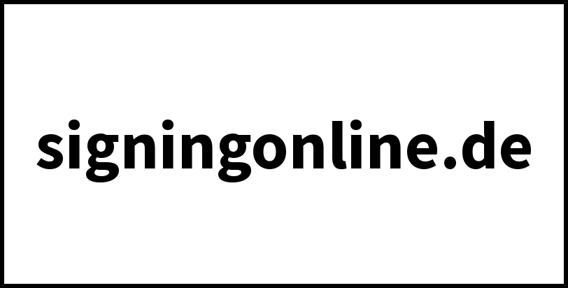 signingonline.de