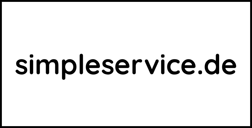 simpleservice.de