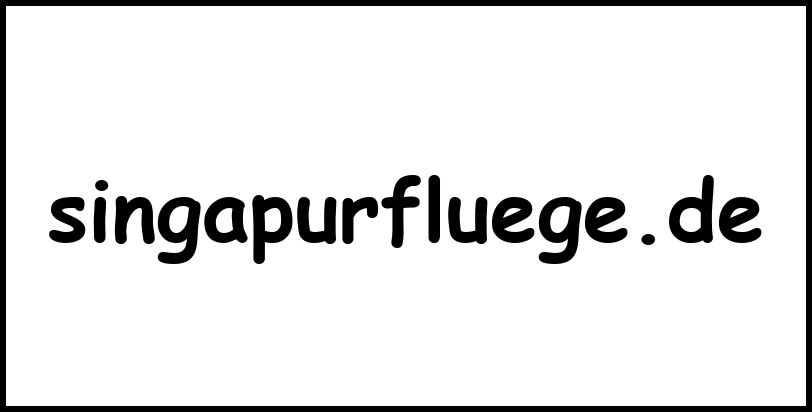 singapurfluege.de