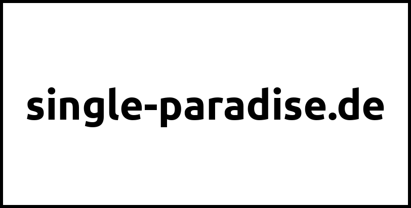 single-paradise.de