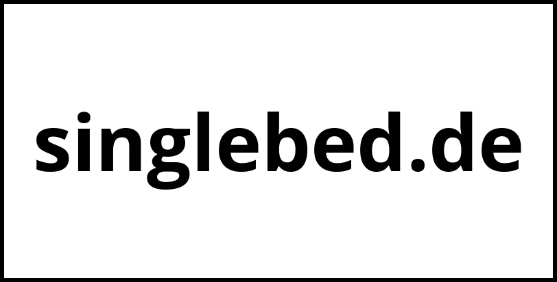 singlebed.de