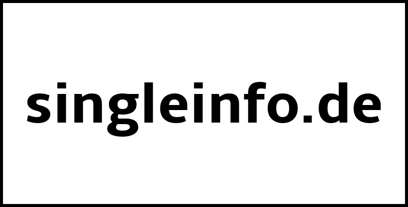 singleinfo.de