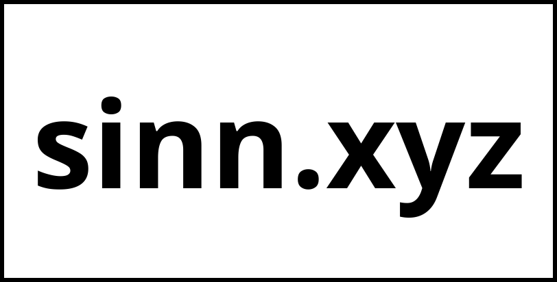 sinn.xyz