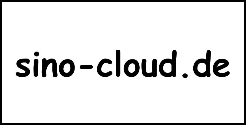 sino-cloud.de