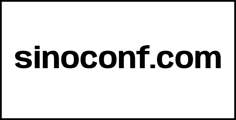 sinoconf.com