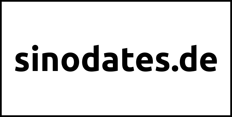 sinodates.de