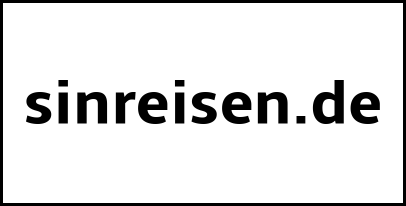 sinreisen.de