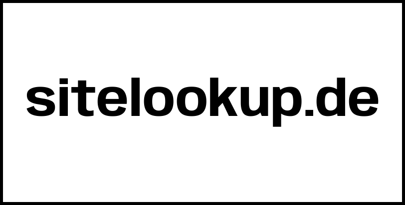 sitelookup.de