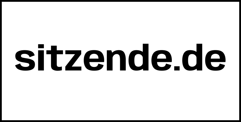 sitzende.de