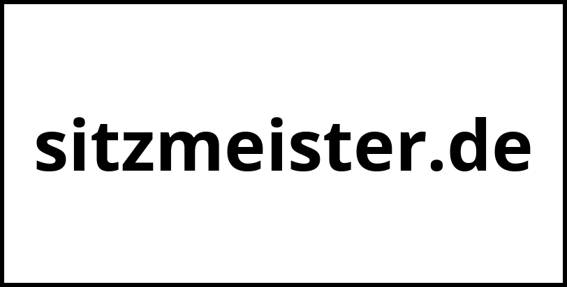 sitzmeister.de