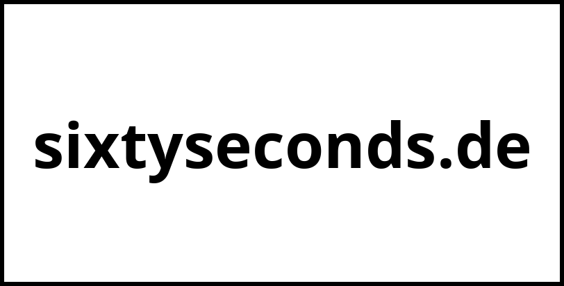 sixtyseconds.de