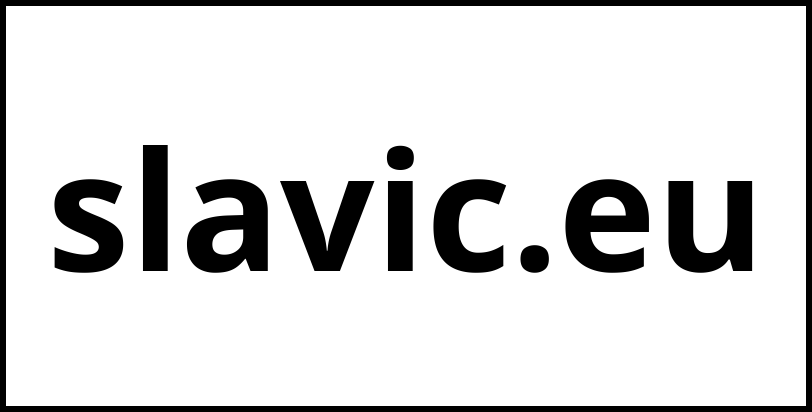 slavic.eu