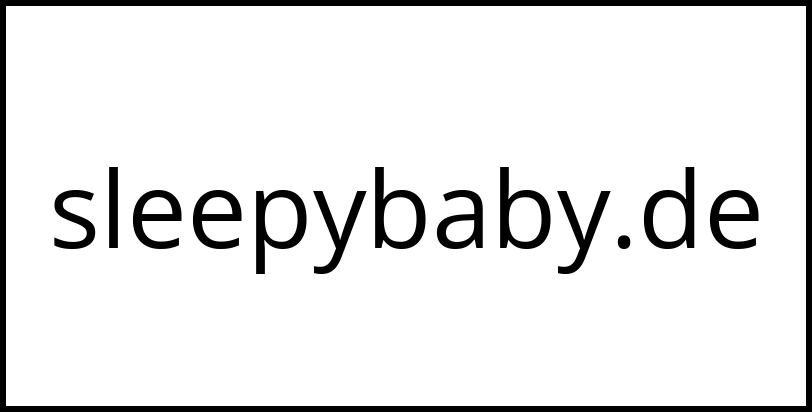 sleepybaby.de