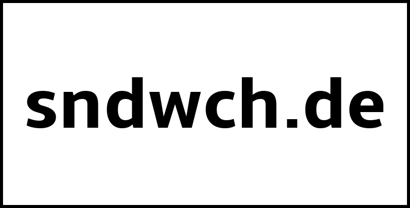 sndwch.de