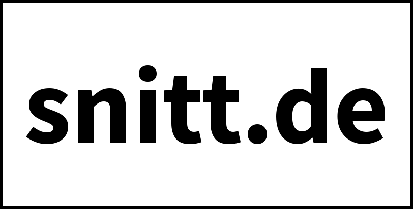 snitt.de