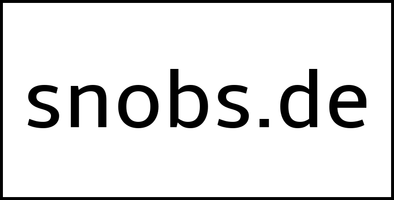 snobs.de