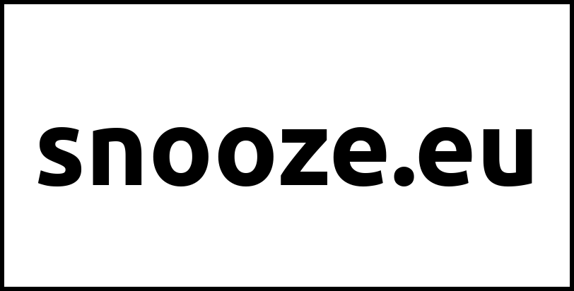 snooze.eu