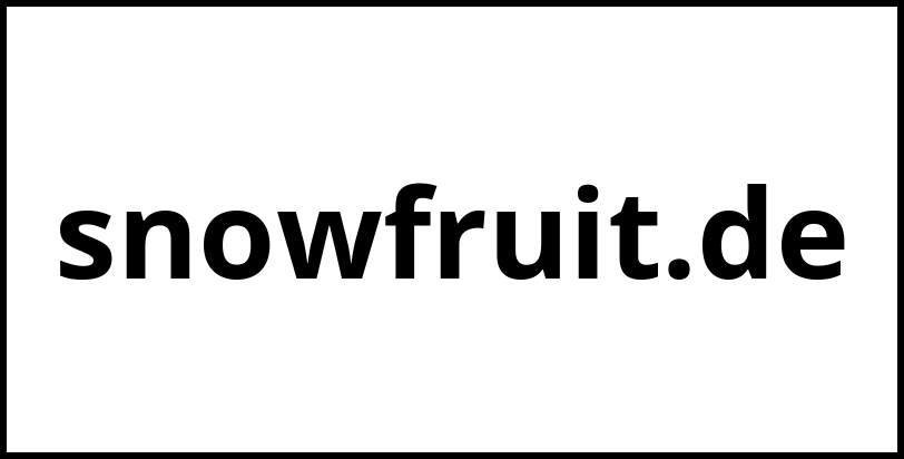 snowfruit.de